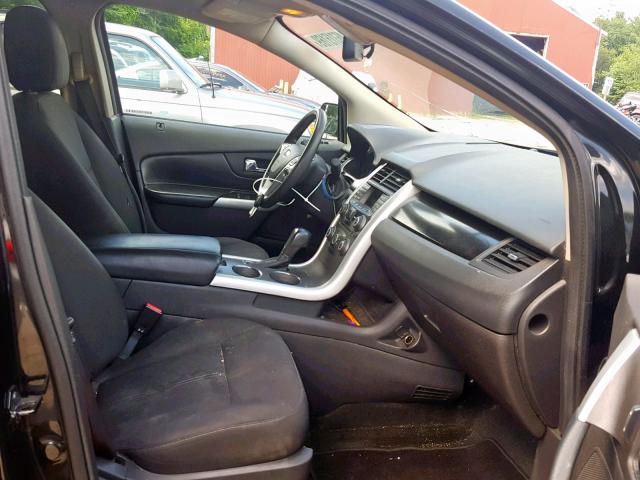 2FMDK3GC9DBA55821 - 2013 FORD EDGE SE BLACK photo 5