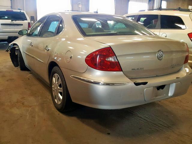 2G4WC582X81333581 - 2008 BUICK LACROSSE C GOLD photo 3