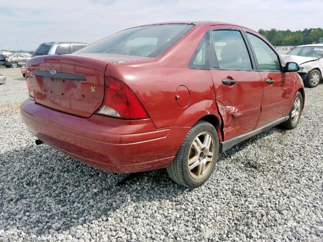 1FAFP34354W167877 - 2004 FORD FOCUS SE C RED photo 4