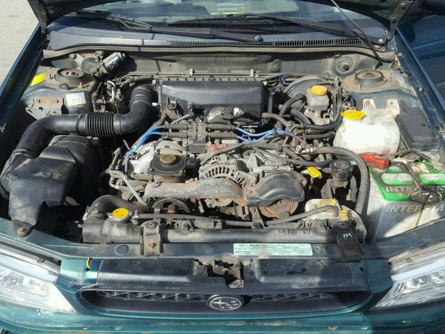 JF1GF43521H804725 - 2001 SUBARU IMPREZA L GREEN photo 7