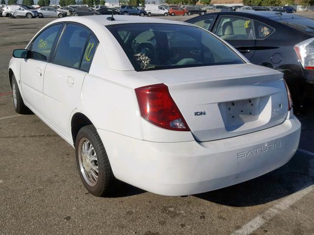 1G8AJ55F67Z148441 - 2007 SATURN ION LEVEL WHITE photo 3