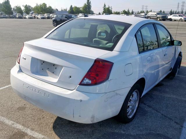 1G8AJ55F67Z148441 - 2007 SATURN ION LEVEL WHITE photo 4