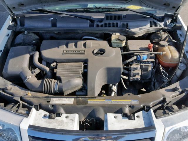 1G8AJ55F67Z148441 - 2007 SATURN ION LEVEL WHITE photo 7