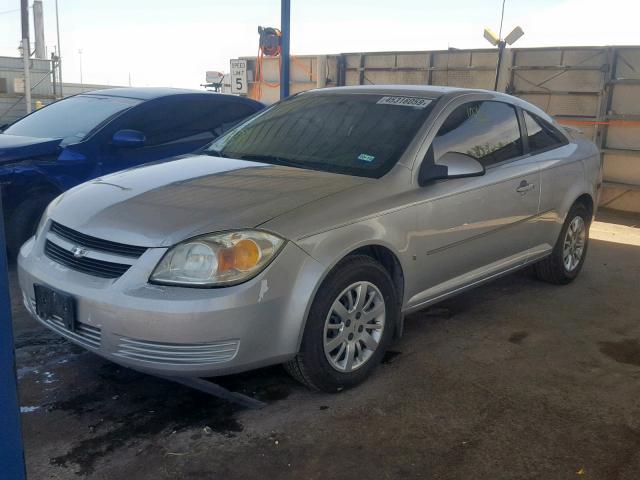 1G1AD1F59A7201303 - 2010 CHEVROLET COBALT 1LT SILVER photo 2