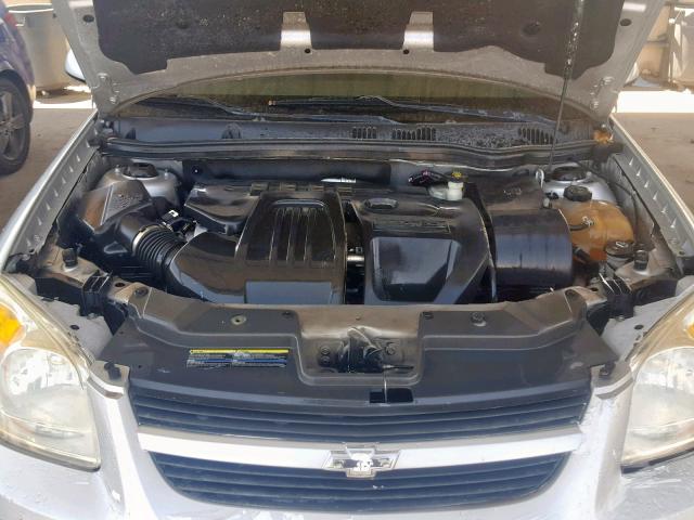 1G1AD1F59A7201303 - 2010 CHEVROLET COBALT 1LT SILVER photo 7