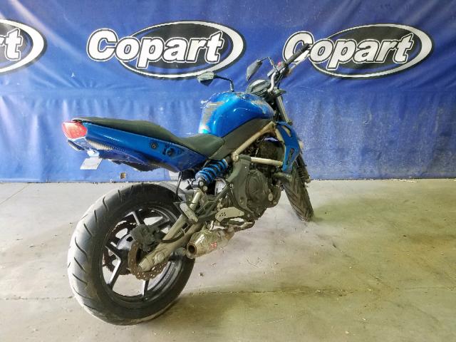 JKAEREC149DA30635 - 2009 KAWASAKI ER650 C BLUE photo 4