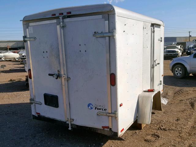 1W4200D1057012412 - 2005 WELLS CARGO TRAILER WHITE photo 4