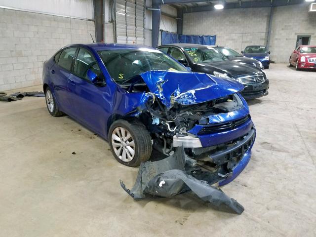 1C3CDFBB2ED753343 - 2014 DODGE DART SXT BLUE photo 1