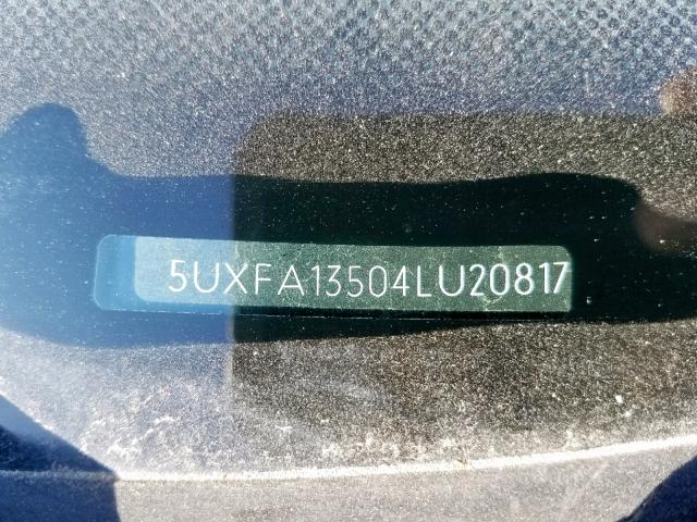 5UXFA13504LU20817 - 2004 BMW X5 3.0I BLUE photo 10