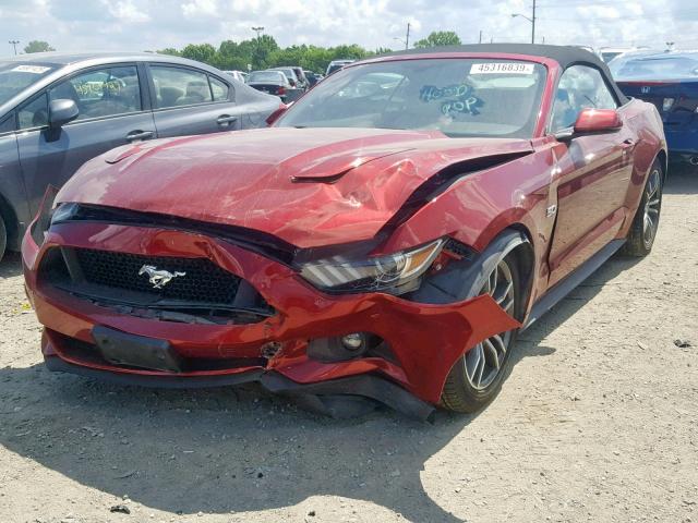 1FATP8FF4H5331283 - 2017 FORD MUSTANG GT RED photo 2