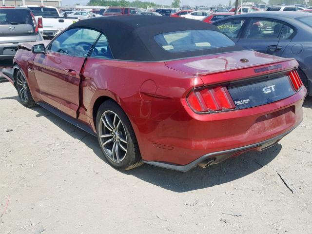 1FATP8FF4H5331283 - 2017 FORD MUSTANG GT RED photo 3