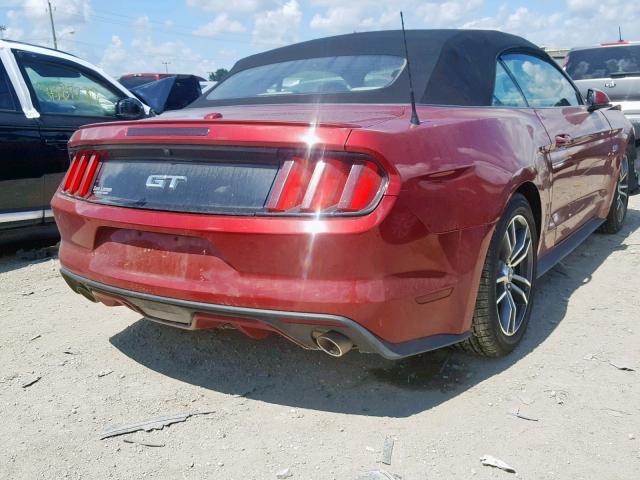 1FATP8FF4H5331283 - 2017 FORD MUSTANG GT RED photo 4