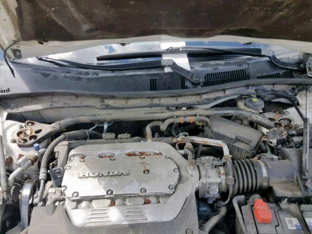 1HGCS22808A801234 - 2008 HONDA ACCORD EXL WHITE photo 7