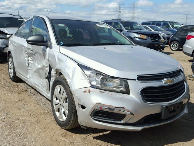 1G1PA5SH0F7295573 - 2015 CHEVROLET CRUZE LS SILVER photo 1