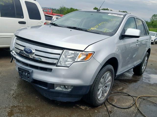 2FMDK4JC9ABB26347 - 2010 FORD EDGE SEL SILVER photo 2