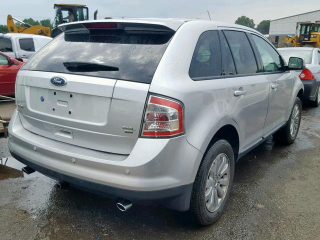 2FMDK4JC9ABB26347 - 2010 FORD EDGE SEL SILVER photo 4