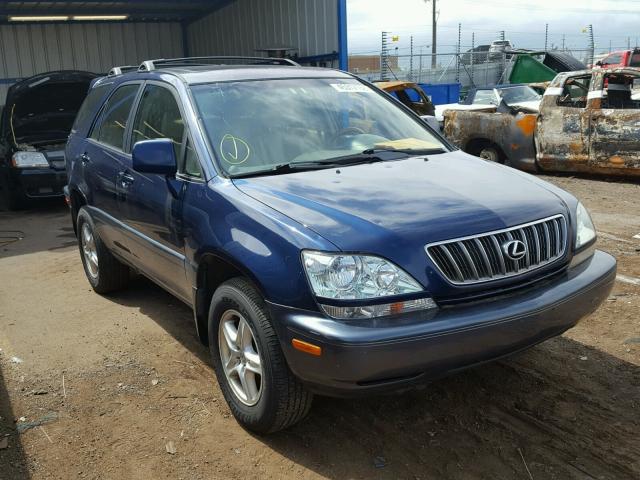 JTJHF10U310170328 - 2001 LEXUS RX 300 BLUE photo 1