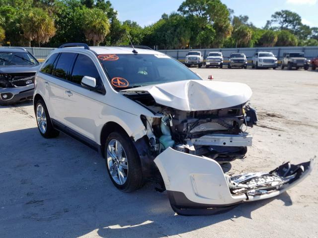 2FMDK3J99CBA02113 - 2012 FORD EDGE SEL WHITE photo 1