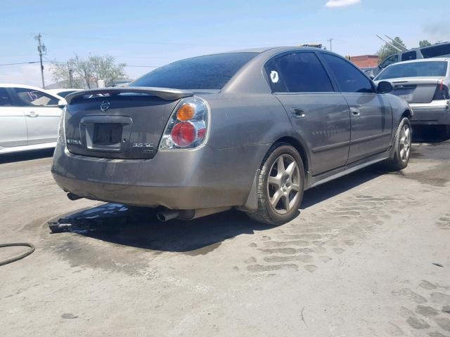 1N4BL11D54C175538 - 2004 NISSAN ALTIMA SE BROWN photo 4