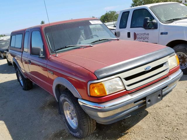 1FTCR15X2PPA27586 - 1993 FORD RANGER SUP RED photo 1