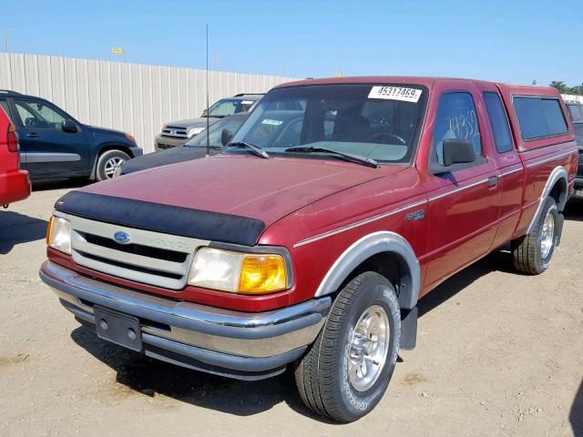 1FTCR15X2PPA27586 - 1993 FORD RANGER SUP RED photo 2