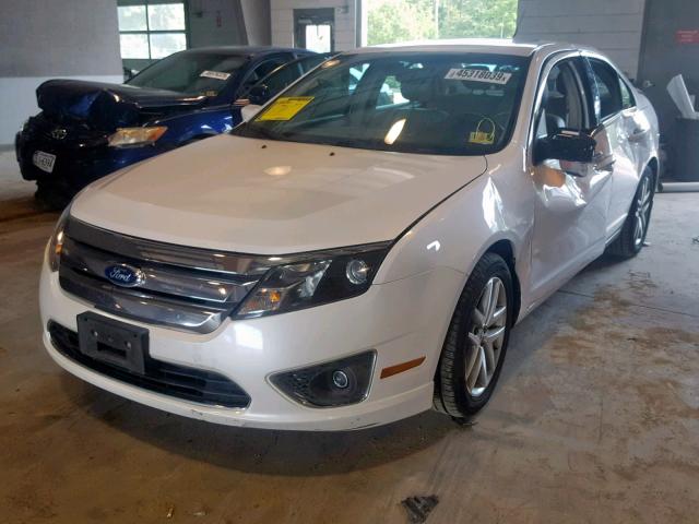 3FAHP0JA1BR194942 - 2011 FORD FUSION SEL WHITE photo 2