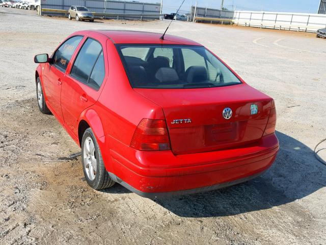 3VWSK69M03M098960 - 2003 VOLKSWAGEN JETTA GLS RED photo 3