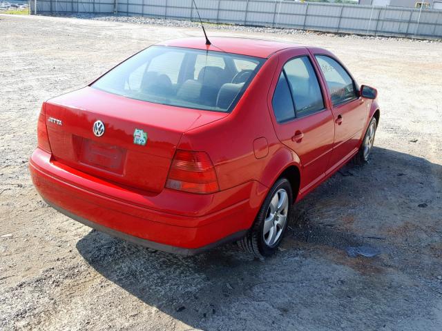 3VWSK69M03M098960 - 2003 VOLKSWAGEN JETTA GLS RED photo 4