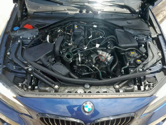 WBA2K9C58HV646736 - 2017 BMW 230I BLUE photo 7
