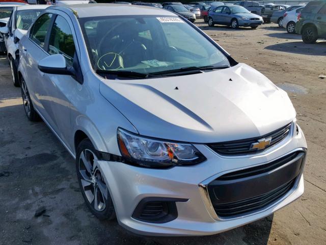 1G1JF5SB4J4134964 - 2018 CHEVROLET SONIC PREM SILVER photo 1