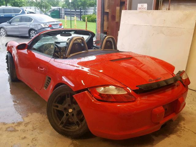 WP0CA29895U711002 - 2005 PORSCHE BOXSTER RED photo 3