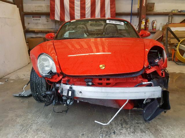 WP0CA29895U711002 - 2005 PORSCHE BOXSTER RED photo 9