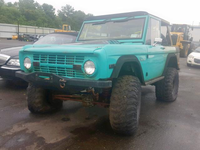 U15G1H18341 - 1970 FORD BRONCO BLUE photo 2