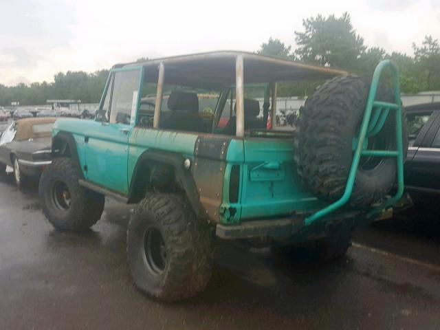 U15G1H18341 - 1970 FORD BRONCO BLUE photo 3