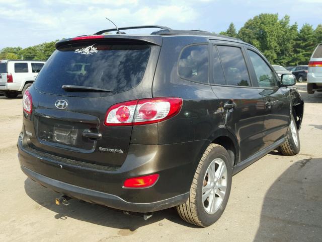 5XYZH4AGXBG046998 - 2011 HYUNDAI SANTA FE S BROWN photo 4