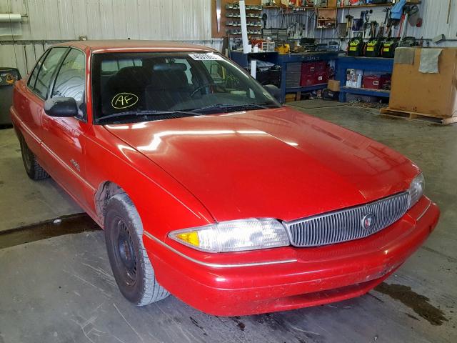 1G4NJ52M7TC427707 - 1996 BUICK SKYLARK GR RED photo 1