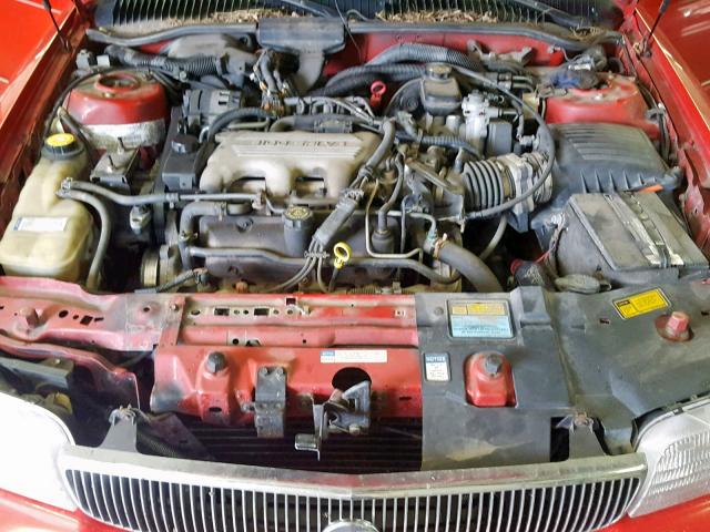 1G4NJ52M7TC427707 - 1996 BUICK SKYLARK GR RED photo 7