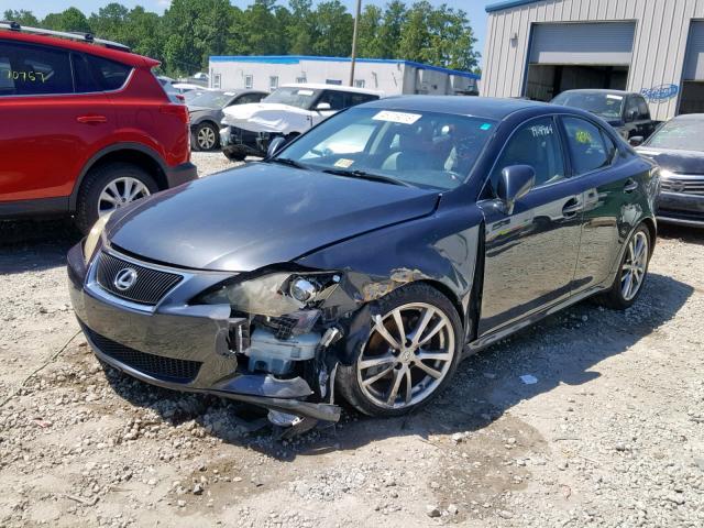 JTHBK262885064047 - 2008 LEXUS IS 250 GRAY photo 2