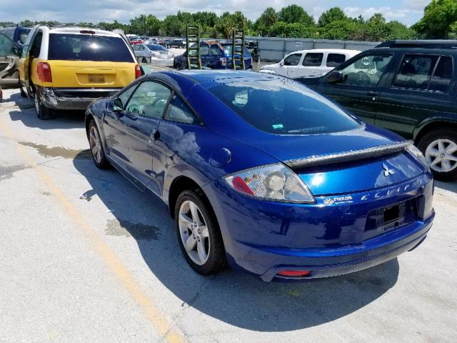 4A3AK24F19E022529 - 2009 MITSUBISHI ECLIPSE GS BLUE photo 3