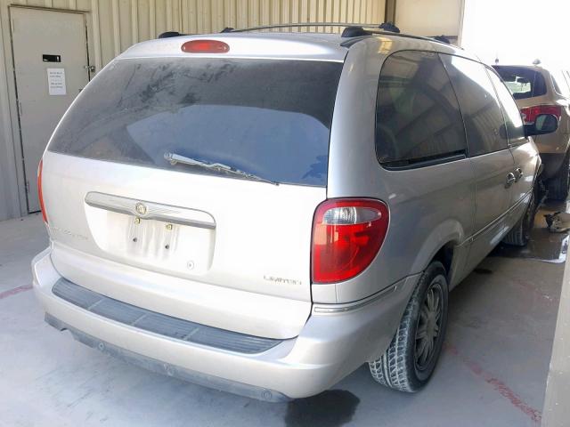 2C8GP64L45R115620 - 2005 CHRYSLER TOWN & COU GRAY photo 4