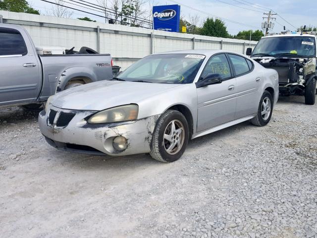 2G2WP522641140134 - 2004 PONTIAC GRAND PRIX SILVER photo 2