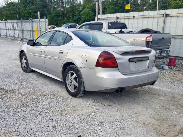 2G2WP522641140134 - 2004 PONTIAC GRAND PRIX SILVER photo 3