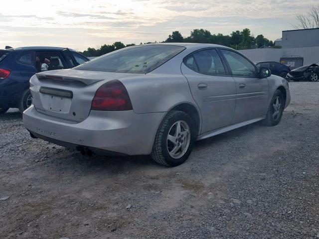 2G2WP522641140134 - 2004 PONTIAC GRAND PRIX SILVER photo 4