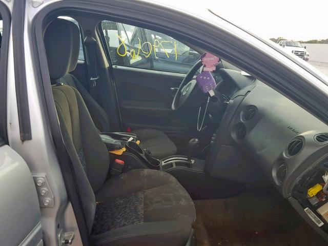 2G2WP522641140134 - 2004 PONTIAC GRAND PRIX SILVER photo 5