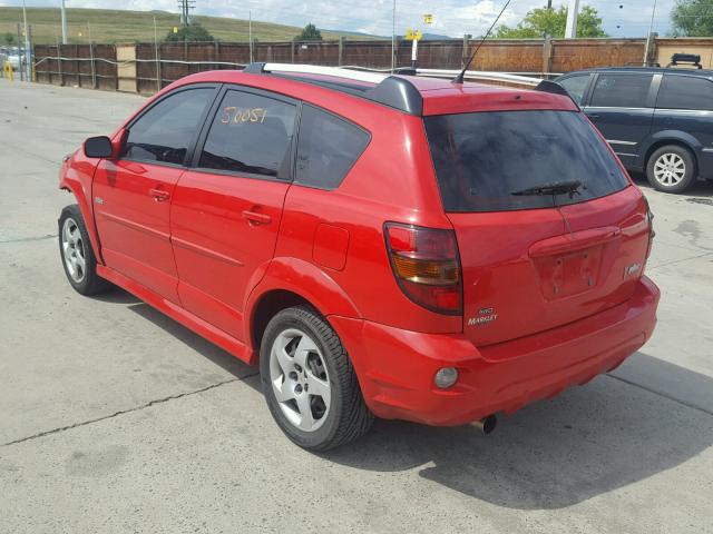 5Y2SM67866Z429420 - 2006 PONTIAC VIBE RED photo 3