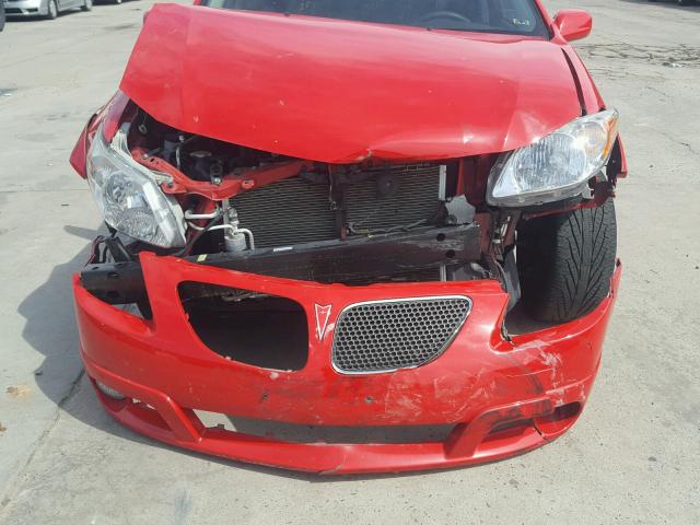 5Y2SM67866Z429420 - 2006 PONTIAC VIBE RED photo 7