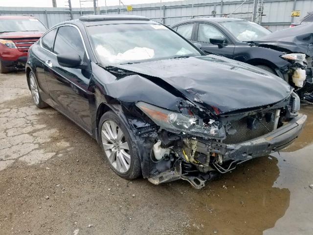 1HGCS22889A000911 - 2009 HONDA ACCORD EXL BLACK photo 1