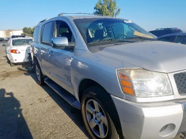 5N1AA08B45N730572 - 2005 NISSAN ARMADA SE SILVER photo 9