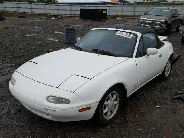 JM1NA3511N1324307 - 1992 MAZDA MX-5 MIATA WHITE photo 2