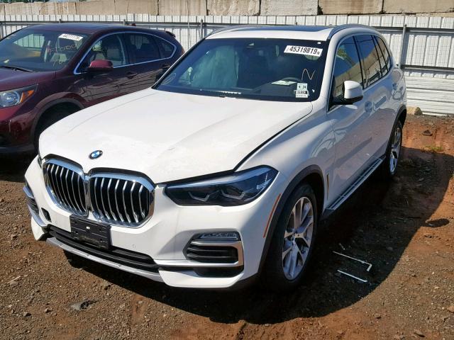 5UXCR6C50KLL13885 - 2019 BMW X5 XDRIVE4 أبيض صورة 2